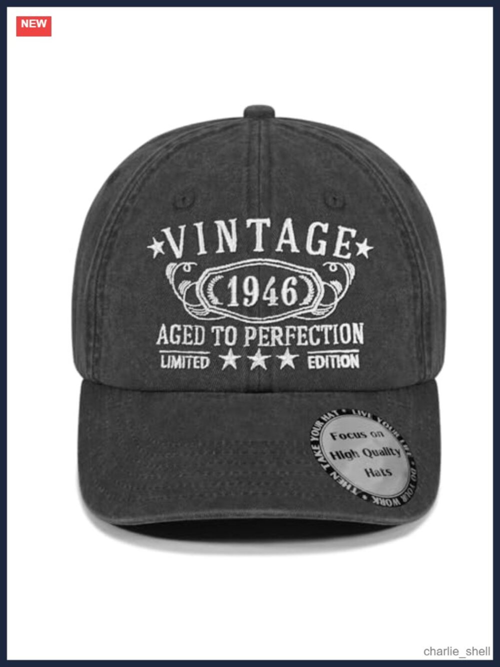 Vintage 1946 Baseball Cap 80th Birthday Gift Adjustable Hat Men Women
